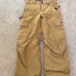 Burton boys exile cargo snowboard pants XS5/6 VGUC